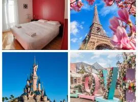 Disney, very nice 2 bedrooms family apartment, wifi, NETFLIX 8 pers