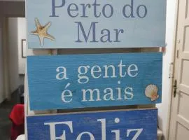 Apto 8 pessoas, Guarujá, Tortuga, com varanda.