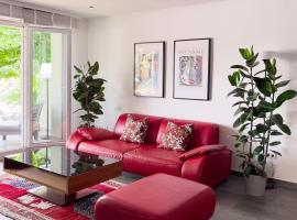 Modernes Wasserfront Wohnung, Terrasse, Parkplatz, Hotel in Flörsheim am Main