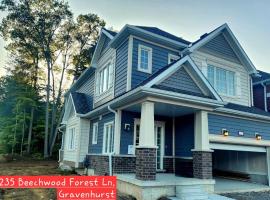 Whole House 4 Bedrooms 6 beds 3 bath family friendly Quite and relaxation area, hotel em Gravenhurst