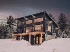 Chalet Mysa Spa Ski Firepit Area