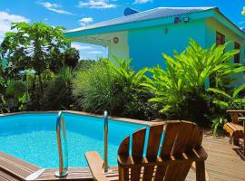 Kaz a Klemence Gite creole avec piscine et table dhotes a Anse Bertrand, hotel v destinaci Anse-Bertrand
