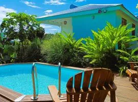 Kaz a Klemence Gite creole avec piscine et table dhotes a Anse Bertrand