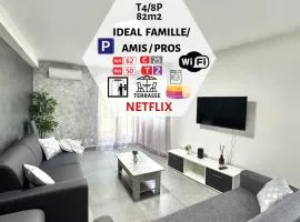 Le Citybreak BeauT4 Moderne Terrasse-Centre-Ville Parking gratuit