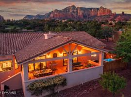 5 Bed 3 Bath Uptown Sedona-Game Room-Sauna-Cold Plunge-Jacuzzi-Gym, hotel in Sedona