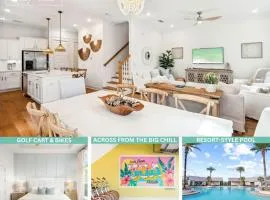 30A Hideaway by Stay on 30a - Pool, Bikes, Golf Cart