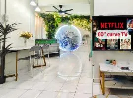 Dream Moon Home, Arcade Games machine, netfilx, majong , 60" TV