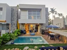 Casa Boho-Rota dos Milagres-Condomínio pé na areia