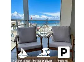 Appartement Cosy, terrasse vu mer, piscine, Sauna - WarmHouse