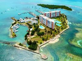 Private Island 1BR Condo with Ocean & Pool View plus WiFi and AC, hotel v destinaci Fajardo
