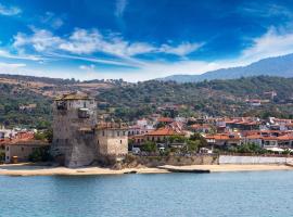 Ενοικιαζόμενα δωμάτια Μπλέντι, plážový hotel v destinaci Ouranoupoli