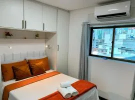 Flat Maria Apê um charme bem no Centro de JF- Ar Cond - Garagem WiFi