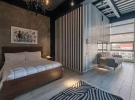 The Striped Loft Modern Elegance in a centric location