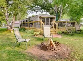 Waterfront Wahkon Home with Wraparound Deck and Docks