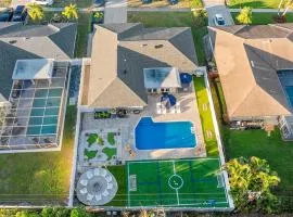 Resort Villa! Heated Pool with Golf plus Firepit and Turf Sports