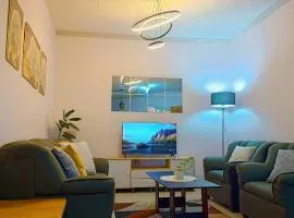 Spacious modern home near town
