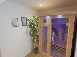 Maison avec Sauna - 1 chambre - 2 à 4 personnes、ボルヴィックのヴィラ