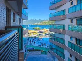 Apto em Arraial do Cabo- Vista Mar, Piscina e Churrasqueira Privativa