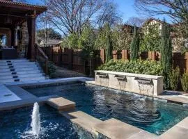 E Dallas Family Home with Pool Spa Outdoor Fire