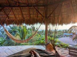 ElSue&ntilde;o Ocean view dorm & community vibe, hostel en Playa Agua Blanca