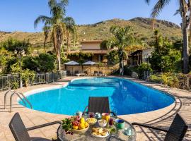 Villa Zagara Swimming Pool and Seaview, hotel a Ficarazzi