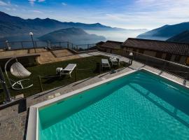 Terrazza a Lago - Condo modern two-storey flat with pool and terrace, condominio en Parzanica