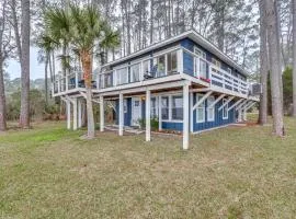 Carrabelle Retreat with Boat Dock and Views of Gulf!