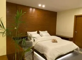 Skyluxe Designer Studio with rooftop Pool & Self Check In