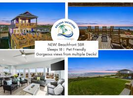 Sangria Sunset by BV! NEW Beachfront 5BR, Sleeps 18, Multiple Decks!, hotel a Gilchrist