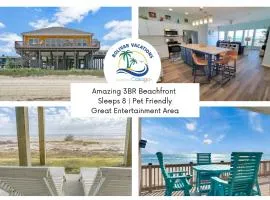 SeaDreams! 3BR Beachfront w Gorgeous Views and Steps to Sand