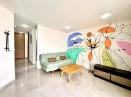 Apto 301a - Estrena hermoso y cómodo apto con balcón - Casa Orquídeas