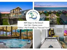 4BR w Hot Tub Gameroom OceanView by Bolivar Vacations