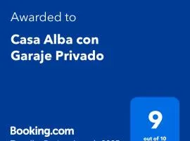 Casa Alba con Garaje Privado