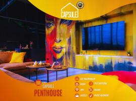 Capsule Penthouse Mons centre, hotel v destinaci Mons