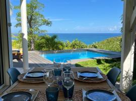 Calme avec vue formidable sur l'océan, hotel in Cul de Sac
