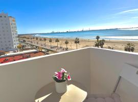Vistas al mar primera linea playa Valdelagrana, hotel v destinaci El Puerto de Santa María