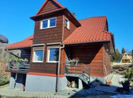 Dom Salamandra z panoramą gór