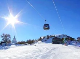 Chalet Alpin, central et parking