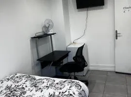 Cozy bedroom in a shared apart