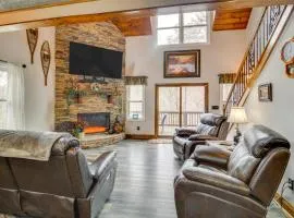 Community Perks Mtn-View Ellijay Cabin with Hot Tub