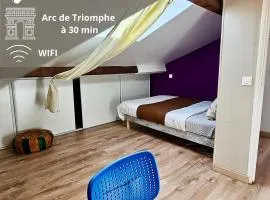 Chambre privée dans logement partagé, Serenity cozy Paris & Stade de France