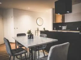 Moderne Ferienwohnung mit Kochinsel in Sinsheim Zentral ruhig und Netflix - Erstbezug WeHome Komfort