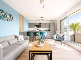 Appartement saint malo neuf, 2 chambres, terrasse, garage, ξενοδοχείο για ΑμεΑ σε Σαιν-Μαλό