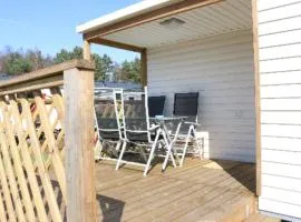 Mobilheim Wattwurm mit Veranda am Kransburger See 555