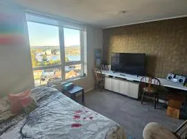 Departamento 2 personas vista al rio