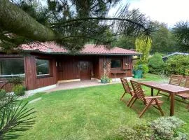 Lodge am Wald Terrasse Garten Grill ruhige Lage Wandern