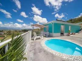 Bungalow Chic Vue Mer Et Montagne Bleu