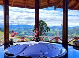 Chalé Pico da Mantiqueira, hotell sihtkohas Sapucaí-Mirim