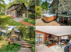 Sunset Retreat Private Family Lakeside Home w Hot Tub 2819