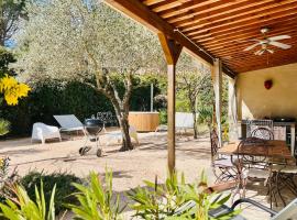 House with nice garden, downtown by walk, hotel in Vaison-la-Romaine